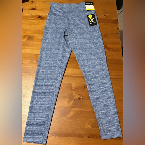 ๐ Champion Women's Heathered Blue Leggings - Picture 2 of 5